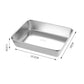🍱Stainless Steel Square Plate
