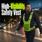📢📢 50% OFF !! ⏰High Visibility Reflective Vest Adjustable Safety Running Gear with Pocket