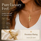 🎉 2026 Sale — Over 27,400 Sold!✨ Women's Sparkling Twisted Knot Cross Pendant Necklace