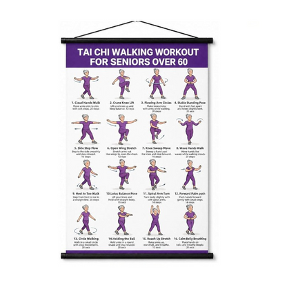 📢📢50% OFF !! ⏰Tai Chi Workout Poster for Seniors