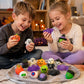 Halloween Squishies Stress Relief Toy Set, Classic Pumpkin/Ghost/Bat Shapes, Super Soft TPR Material with Elastic Squeeze Feel, Washable & Durable, Assorted 24/36/50pcs for Party Favors, Classroom Rewards & Trick-or-Treat