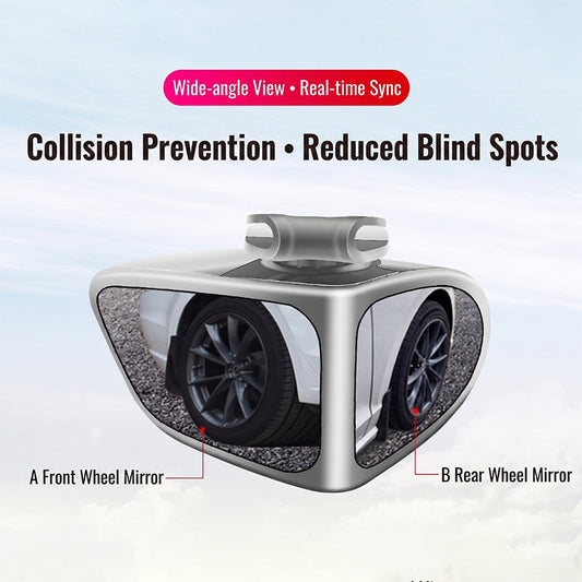 🚗 LIMITED‑TIME 50% OFF! 🔍 Dual‑Lens 360°Adjustable Blind Spot Mirror – Rotatable, Wide‑View, Parking‑Friendly ✨