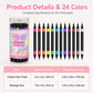 💅LAST DAY BUY 1 GET 1 FREE🎨24‑Colors Dual‑Ended Nail Art Pens‑DIY Manicure Drawing Set🎁