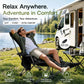 Portable, adjustable folding chair for outdoor use – Lightweight, sturdy & versatile