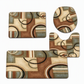 ⏳🔥LIMITED-TIME 50% OFF! ⏰Nordic Style Faux Cashmere U-Shaped Toilet Mat Bathroom Floor Rug💧