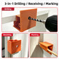 📢📢50% OFF !! ⏰3-in-1 Woodworking Installation Locator – Cabinet Drilling, Scribing & Trimming Tool