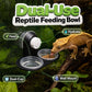 ⏳🔥LIMITED-TIME 50% OFF! ⏰ Double Reptile Feeding Ledge with Bowls – Secure Suction Hold & Removable Cups🦎