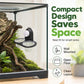 ⏳🔥LIMITED-TIME 50% OFF! ⏰ Double Reptile Feeding Ledge with Bowls – Secure Suction Hold & Removable Cups🦎