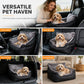 🐾 Save 50%! 🚗 Car Pet Booster Seat – Half-enclosed & travel-safe ✨