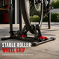 Foldable Bicycle Floor Parking Stand Double Pole U Shaped Bike Display Rack for Road and Mountain Bikes