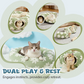 🐾Washable Cat Tunnel Bed for Indoor Cats