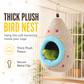 📢📢50% OFF !! ⏰Hanging Warm Cotton Bird Nest Hammock Egg Shaped Cage Bed