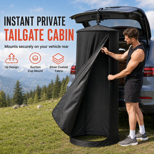📢📢50% OFF !! ⏰Portable Quick Opening Car Rear Shower Tent