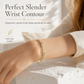 📢📢50% OFF !! ⏰ Gold Rhinestone Heart & Square Hollow Chain Bracelet – Hand-Set Rhinestone Hearts, Polished Gold Clasp & Lightweight Geometric Links – Parisian Elegance for Every Outfit 💛