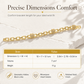 📢📢50% OFF !! ⏰ Gold Rhinestone Heart & Square Hollow Chain Bracelet – Hand-Set Rhinestone Hearts, Polished Gold Clasp & Lightweight Geometric Links – Parisian Elegance for Every Outfit 💛