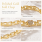 📢📢50% OFF !! ⏰ Gold Rhinestone Heart & Square Hollow Chain Bracelet – Hand-Set Rhinestone Hearts, Polished Gold Clasp & Lightweight Geometric Links – Parisian Elegance for Every Outfit 💛