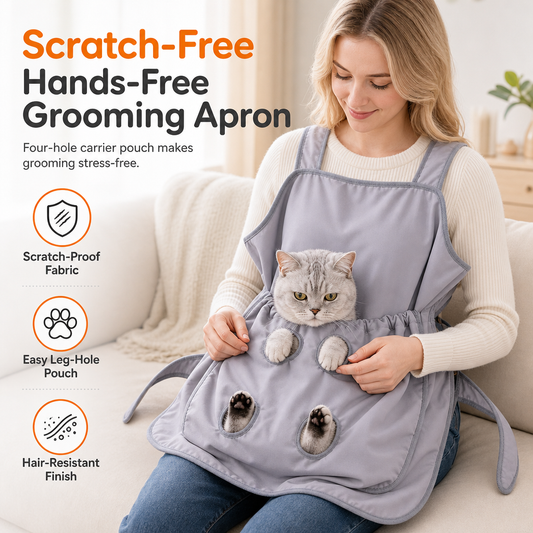 🐾 Save 50%! 🧥 Pet Cuddling Apron – Hair-resistant & with leg holes ✨