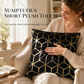 📢📢50% OFF !! ⏰ European Gold Foil Throw Pillow Cover 45x45cm – Decorative Cushion Cover for Sofa & Home