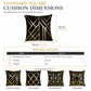 📢📢50% OFF !! ⏰ European Gold Foil Throw Pillow Cover 45x45cm – Decorative Cushion Cover for Sofa & Home