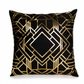 📢📢50% OFF !! ⏰ European Gold Foil Throw Pillow Cover 45x45cm – Decorative Cushion Cover for Sofa & Home
