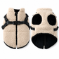 ⏳🔥LIMITED-TIME 49% OFF! ⏰Warm Winter Dog Coat with Reflective Strips and Harness for Small and Medium Dogs🐶❄️