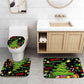 📢📢40% OFF !! ⏰4PCS Waterproof Christmas Shower Curtain Set