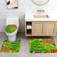 📢📢40% OFF !! ⏰4PCS Waterproof Christmas Shower Curtain Set