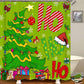 📢📢40% OFF !! ⏰4PCS Waterproof Christmas Shower Curtain Set