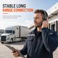 📢📢50% OFF !! ⏰Wireless Bluetooth Call Center Headset with ENC Environmental Noise Cancellation and Auto Pairing for Customer Service and Truck Drivers