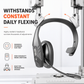 📢📢50% OFF !! ⏰Wireless Bluetooth Call Center Headset with ENC Environmental Noise Cancellation and Auto Pairing for Customer Service and Truck Drivers