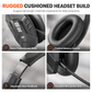 📢📢50% OFF !! ⏰Wireless Bluetooth Call Center Headset with ENC Environmental Noise Cancellation and Auto Pairing for Customer Service and Truck Drivers