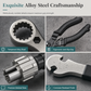 🔧 Bicycle Repair Tool Kit: Alloy Steel, Spoke Wrench, Chain & Bottom Bracket Tools