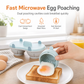🥚 Save 50%! 🍳 Microwave Egg Steamer – Double compartment & quick cooking ✨