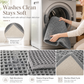 📢📢40% OFF !! ⏰Non Slip Water Absorbent Waffle Weave Bathroom Mat Solid Color Entrance Doormat