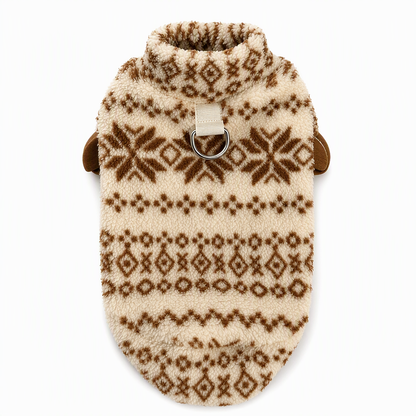 🎅Christmas Hot Sale🎁Warm Thickened Pet Sweater Vest High Neck Clothes for Small Dogs and Cats in Autumn and Winter