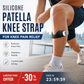 ✨Exclusive 50% OFF | Silicone Patella Knee Strap | Ergonomic 8-Shaped Shock Absorbing Knee Brace | Anti-Slip Adjustable Support for Running, Basketball & Joint Pain Relief